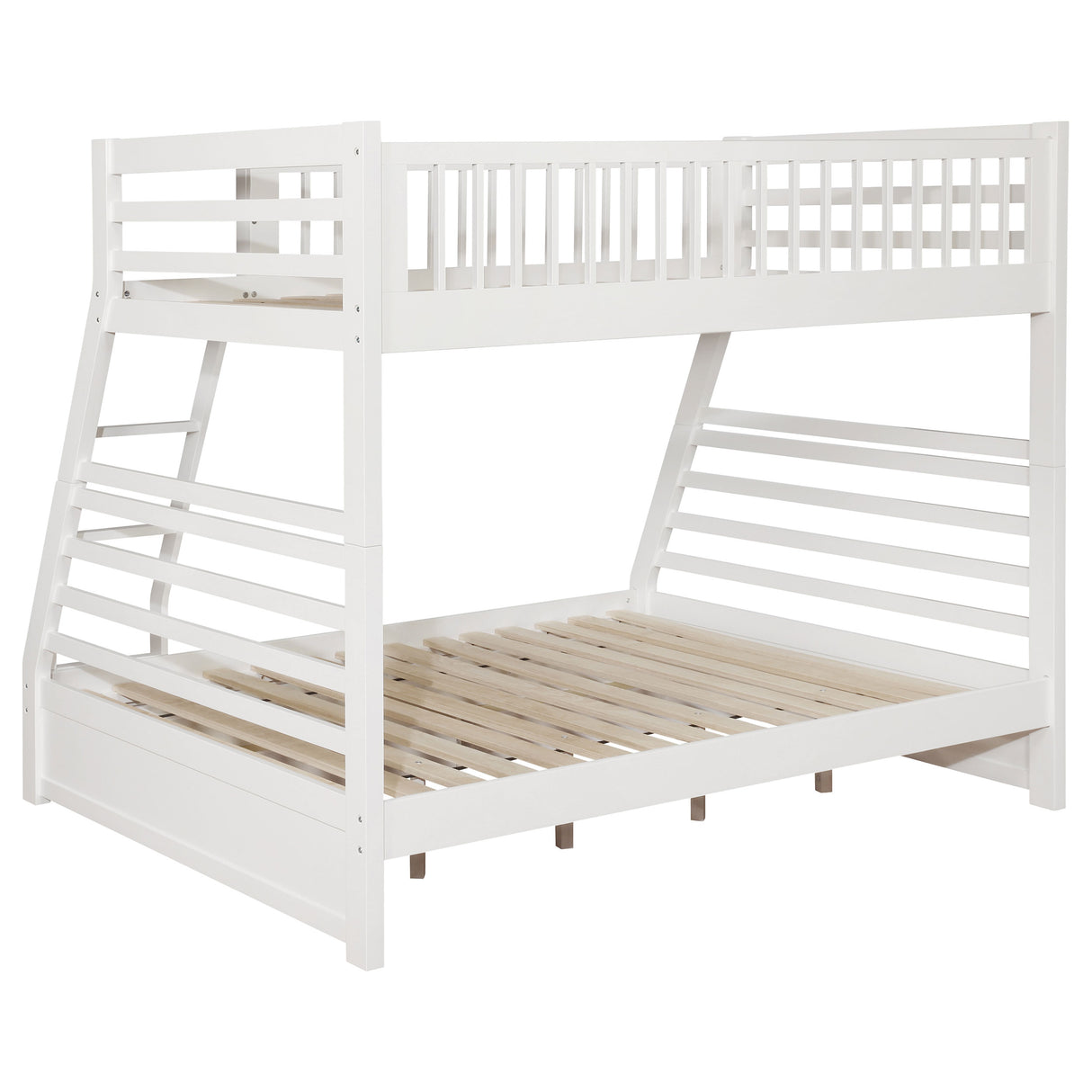 Ashton 2-Drawer Twin Over Full Bunk Bed - White