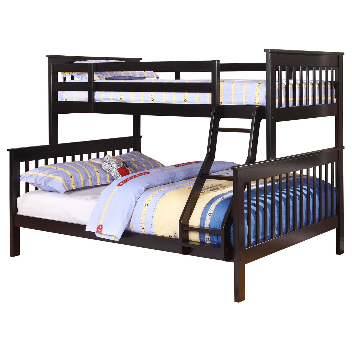Chapman Wood Twin Over Full Bunk Bed - Black