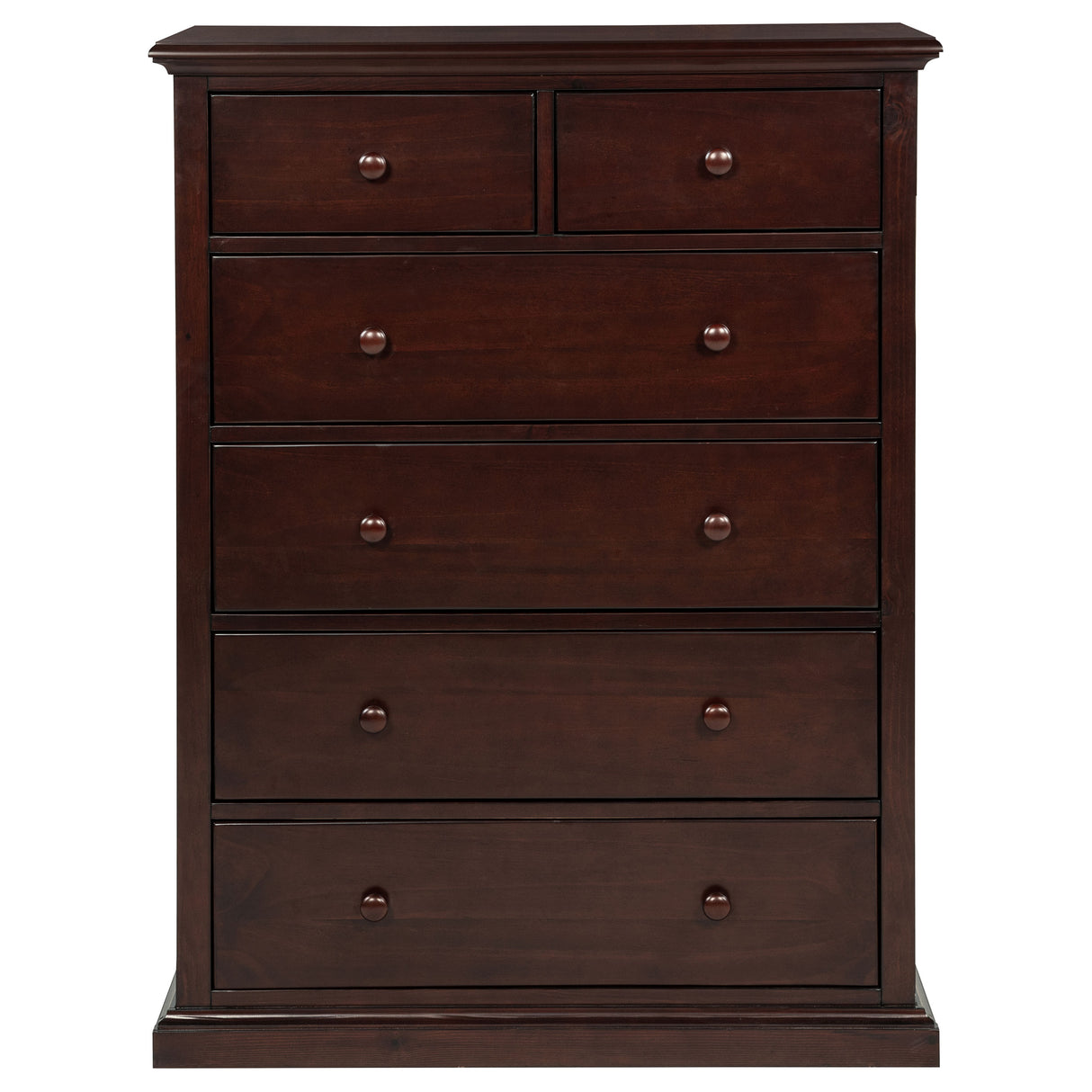 Sumerlin 6-Drawer Chest of Drawers in Cappuccino