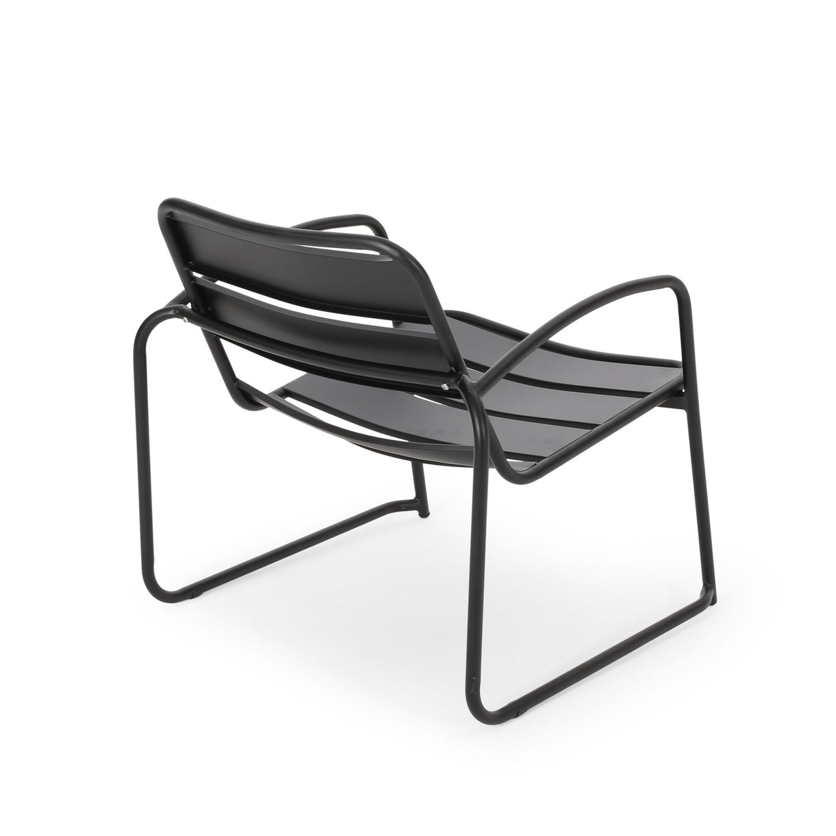 Modern Conrad Chair Outdoor Seating - Matte Black