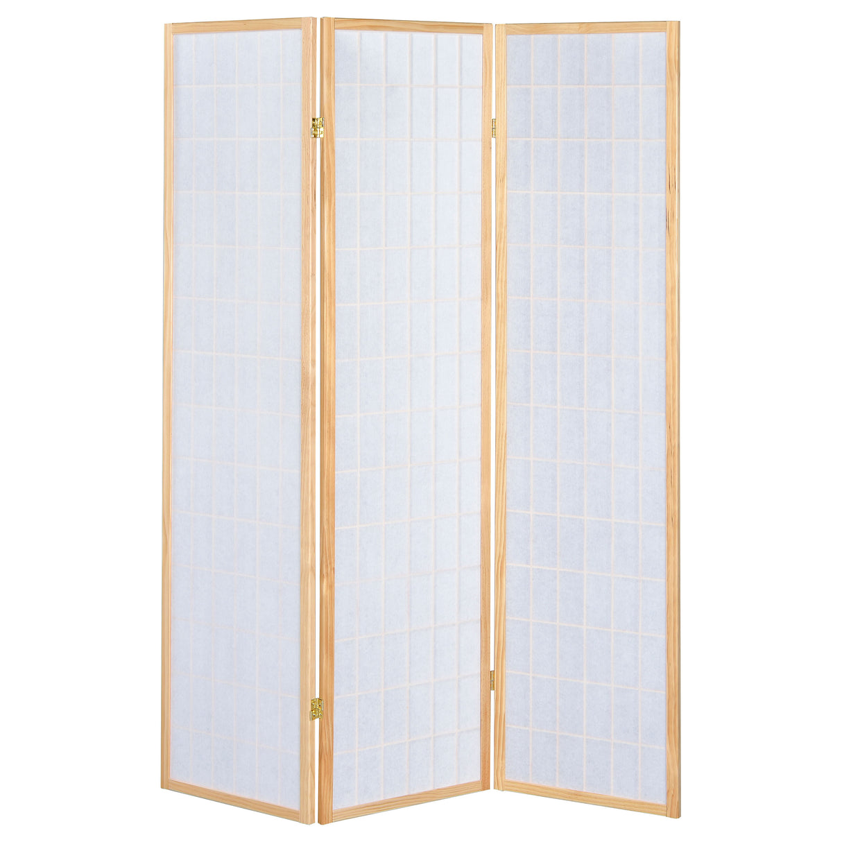Carrie 3-Panel Shoji Screen Room Divider, Natural