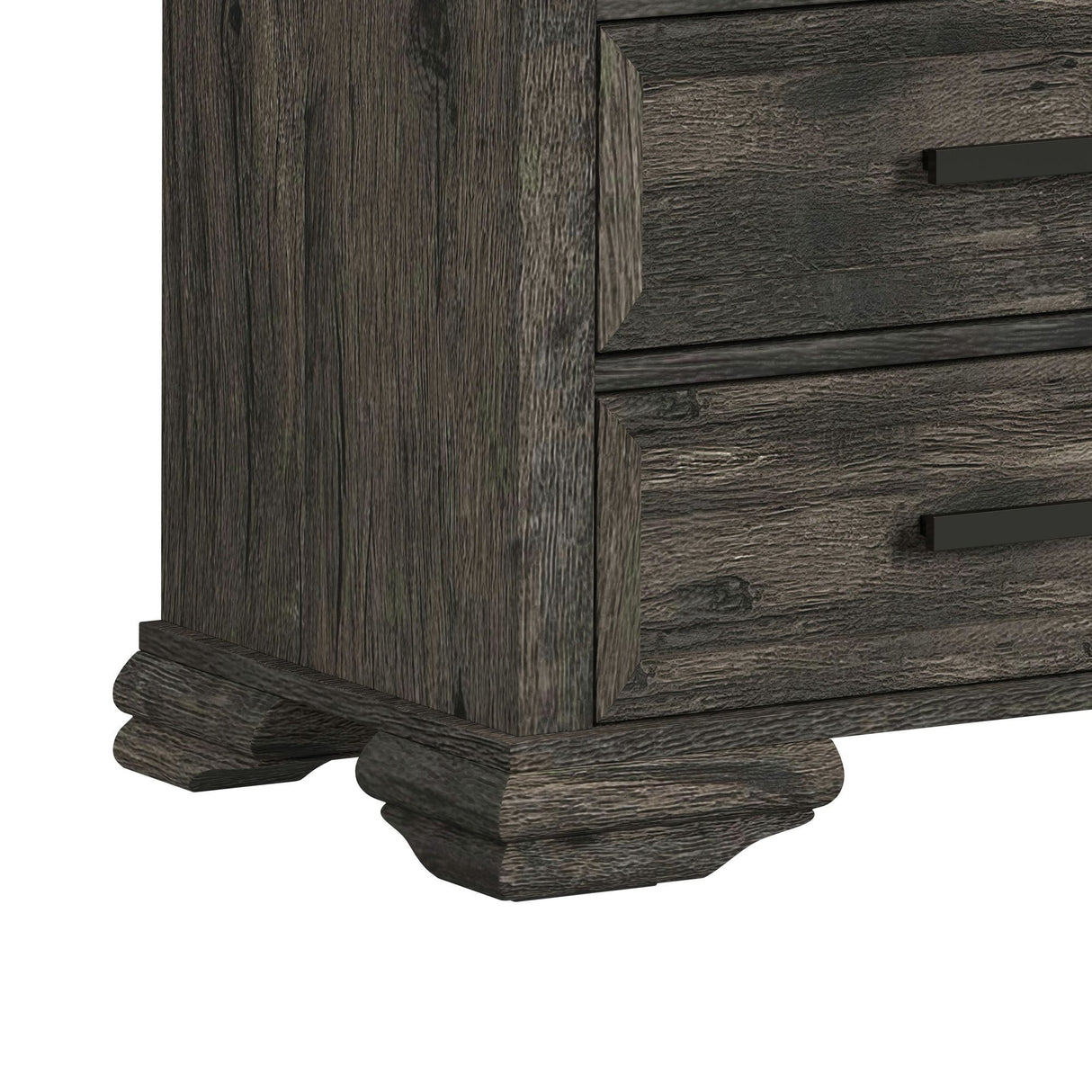 Park Ridge - 4 Piece Entertainment Unit With 71'' TV Console - Charcoal