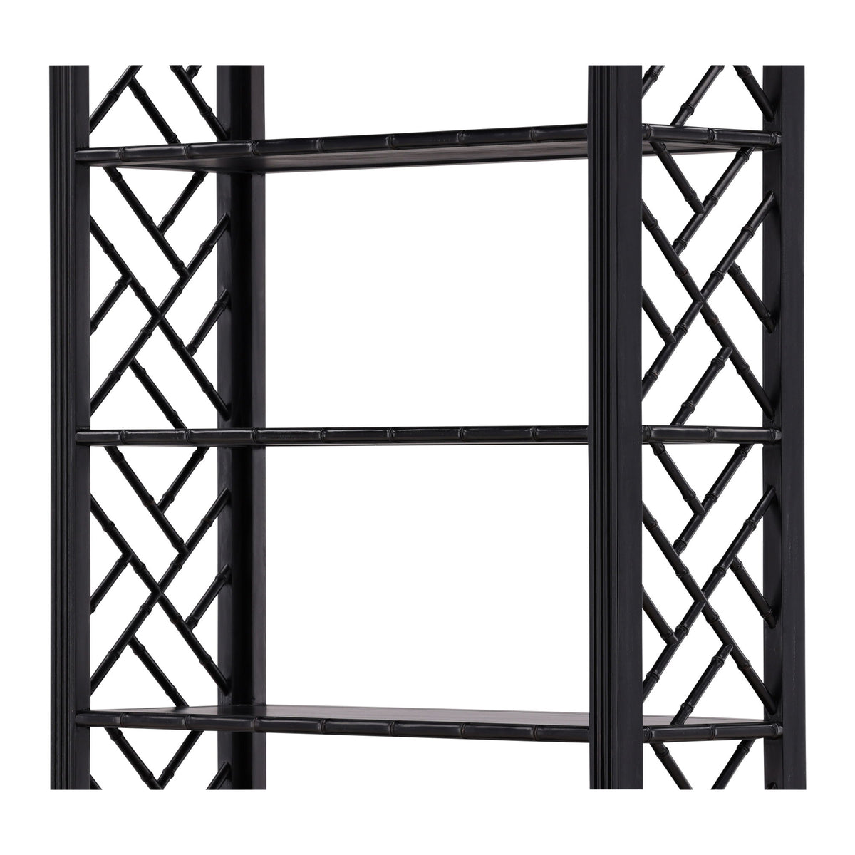 Selma - Bamboo Bookcase - Black