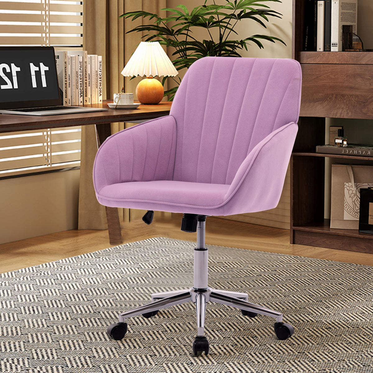 Adjustable Ergonomic Office Chair, Swivel Backrest Seat