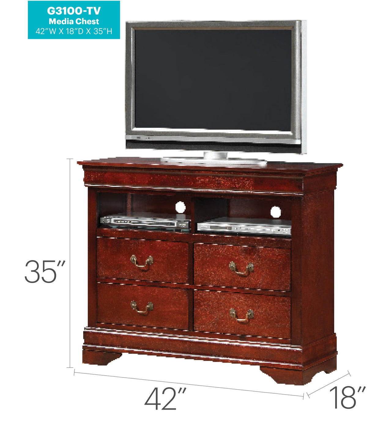 Louis Phillipe - Media Storage Unit Timeless