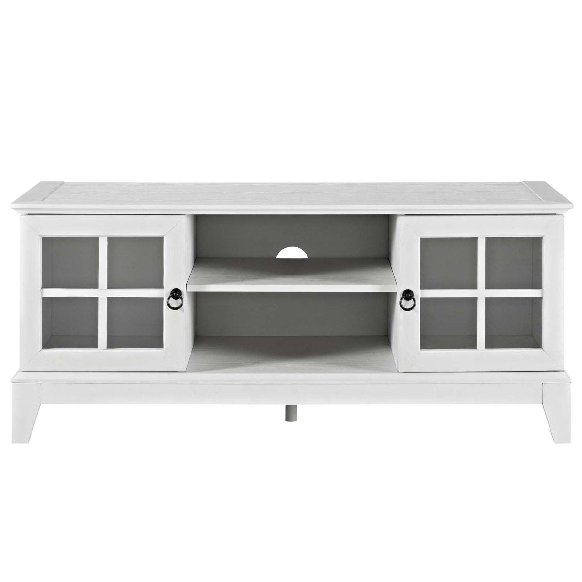 47 Inch Refreshing Coastal TV Stand in White - TV Stands available at Alpine Outlets in Denver