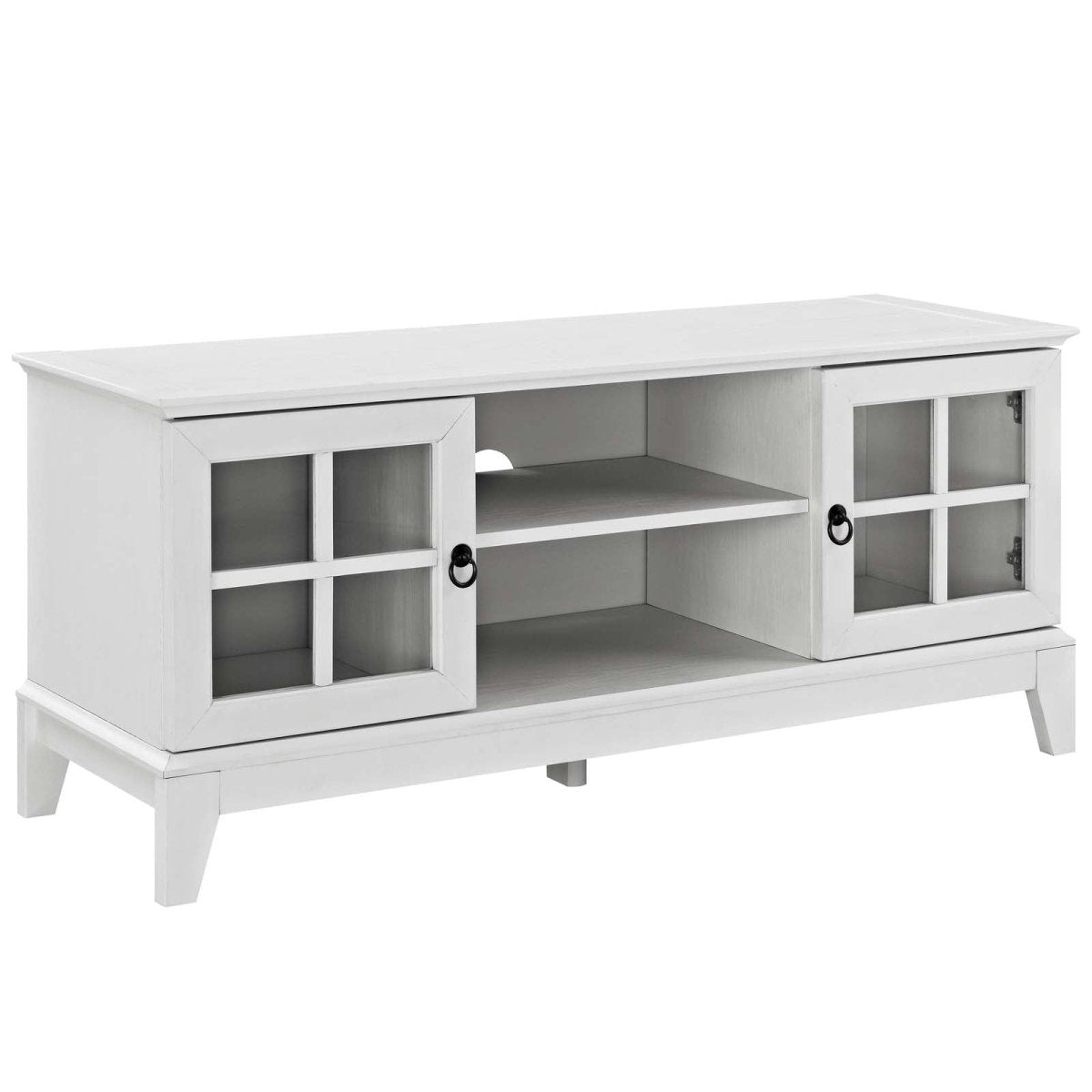 47 Inch Refreshing Coastal TV Stand in White - TV Stands available at Alpine Outlets in Denver
