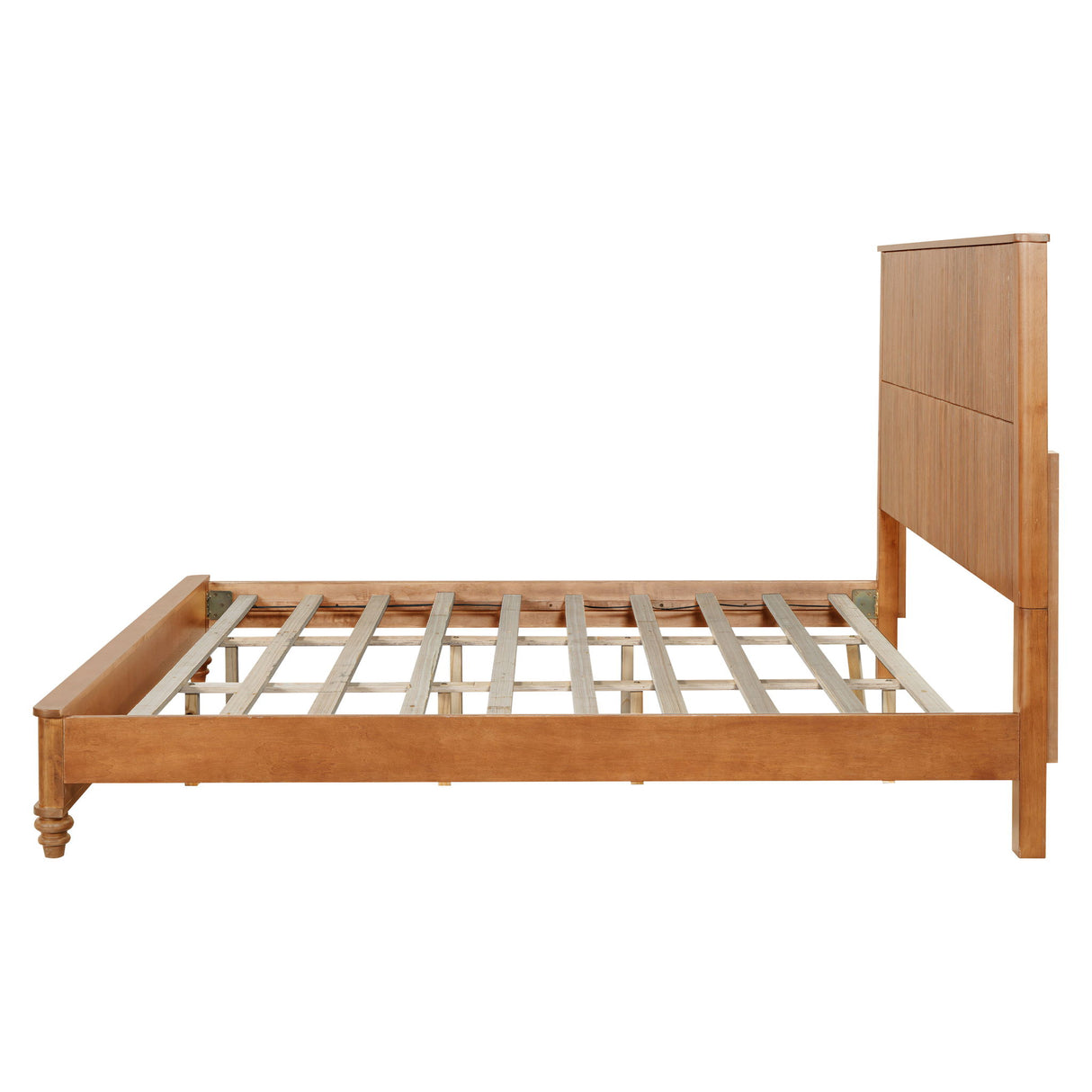 Platform Bed Frame With Tall Headboard