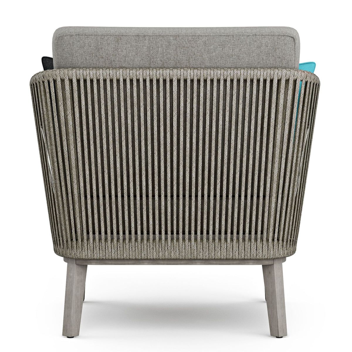 Carmel - Outdoor Conversation Chair - Gray