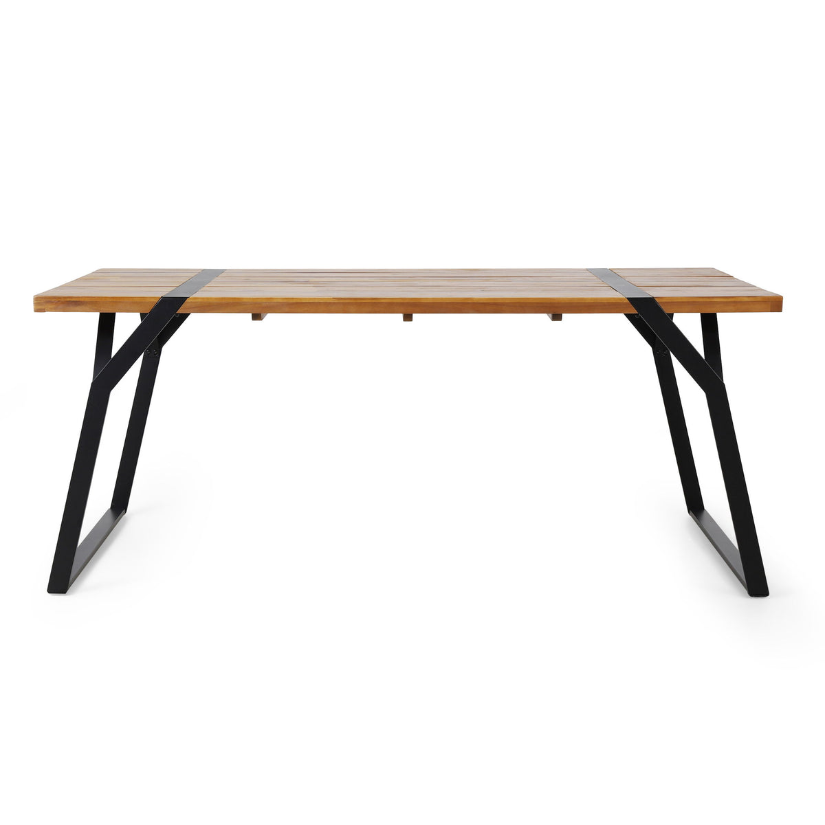 Zora - Dining Table Industrial & Iron Table - Black