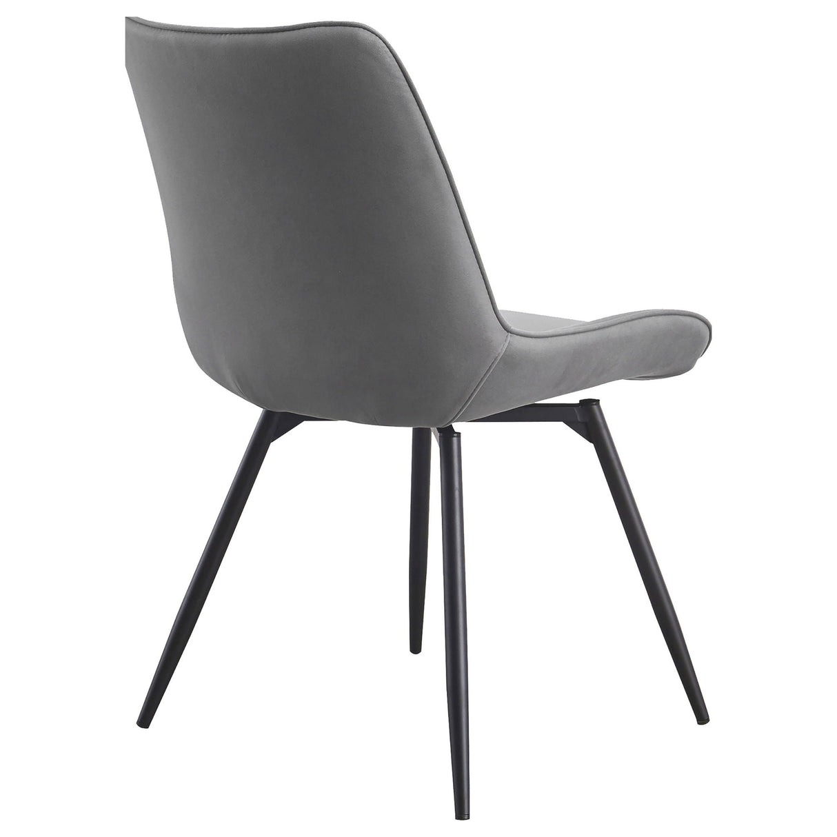 Tufted Swivel Dining Chairs (Set of 2) - Gray