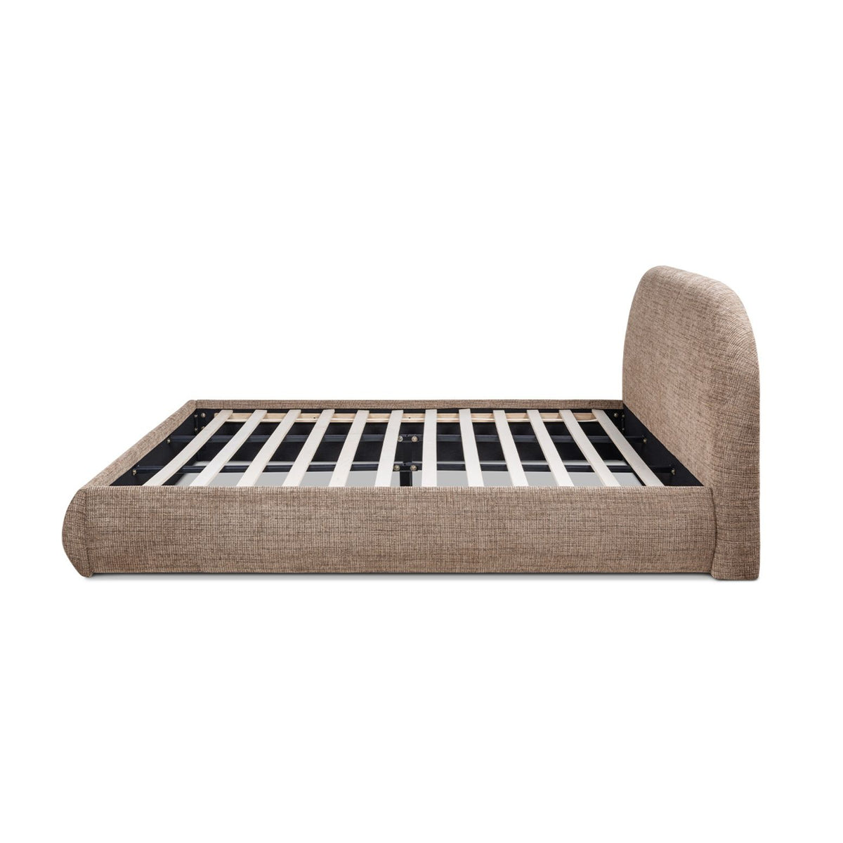 Archie Puffy Grounded - Upholstered Platform Bed