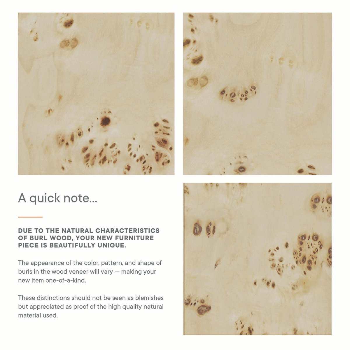 48" Burl Wood Bathroom Vanity Cabinet (Sink Basin Not Included) - Bathroom Fixtures - Alpine Outlets