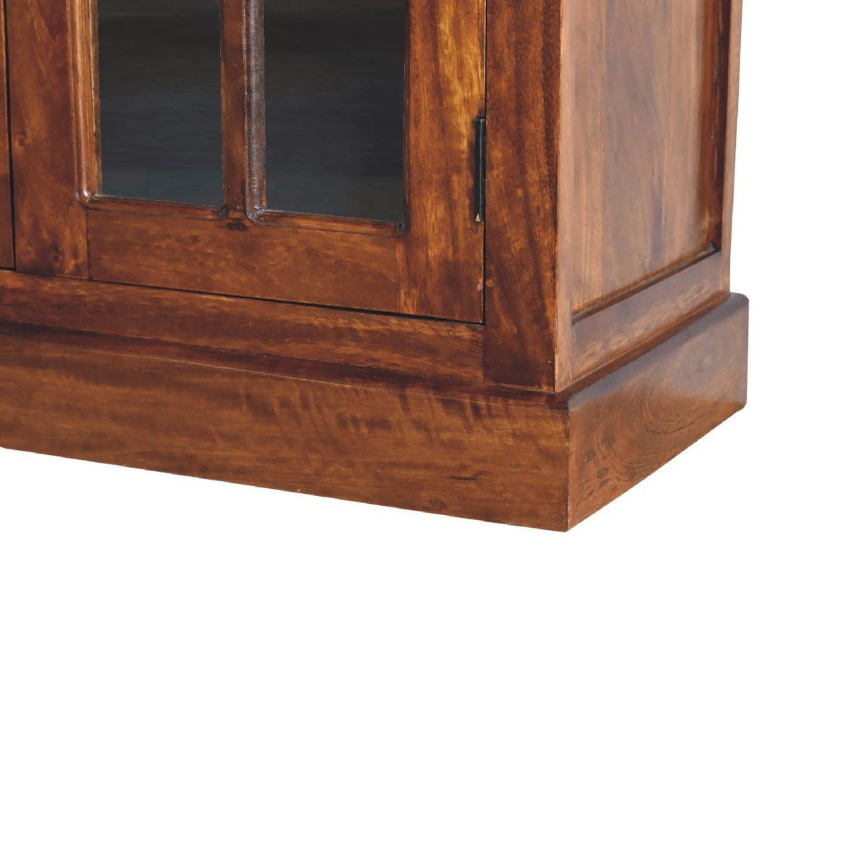 Large Glazed Sideboard Buffet Cabinet Storage Unit Solid Wood 65x35in