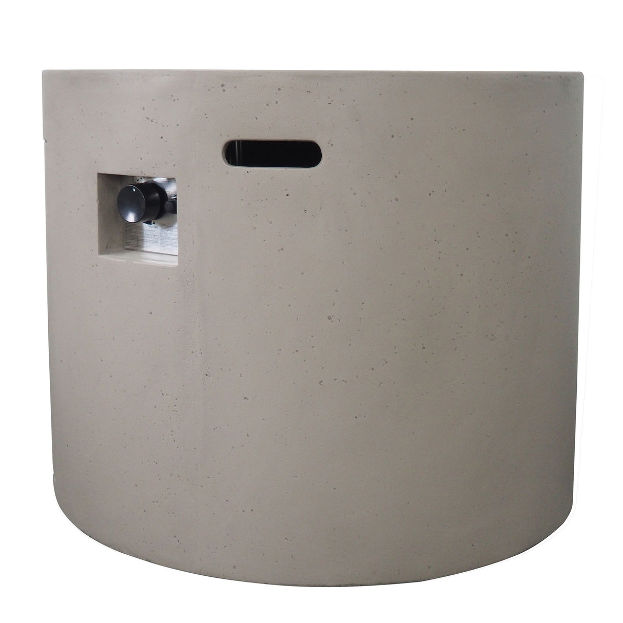 Round Propane Fire Pit Table Modern Outdoor Patio Heater 40000 BTU