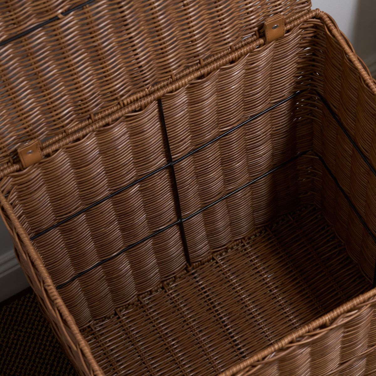 Rectangular Laundry Hamper - Chocolate