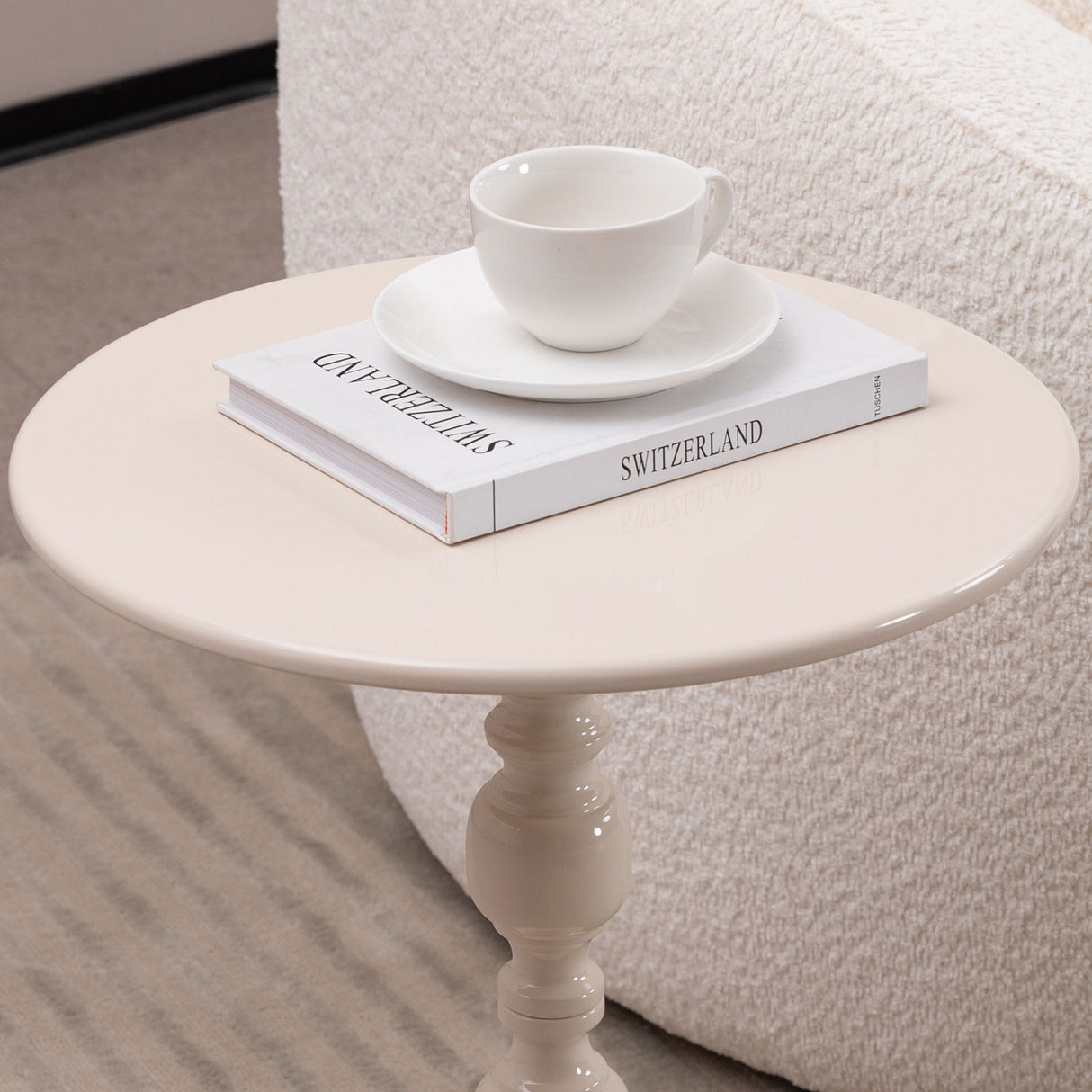 Round Side Table For Living Room