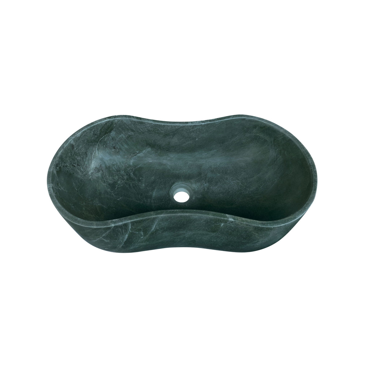 Bathroom Vessel Sink With Wavy Design