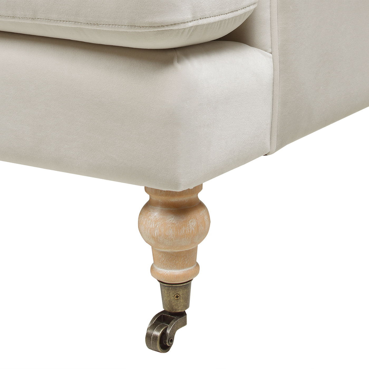 Alana Lawson - Two Cushion Tightback Sofa - French Beige