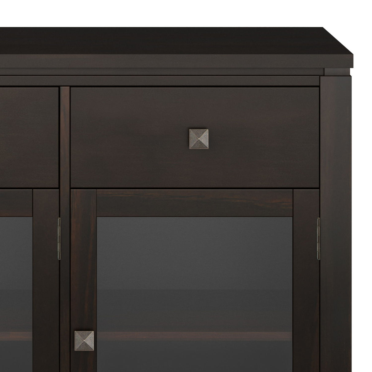Sideboard Buffet Contemporary Solid Wood 54in x 17in x 32in