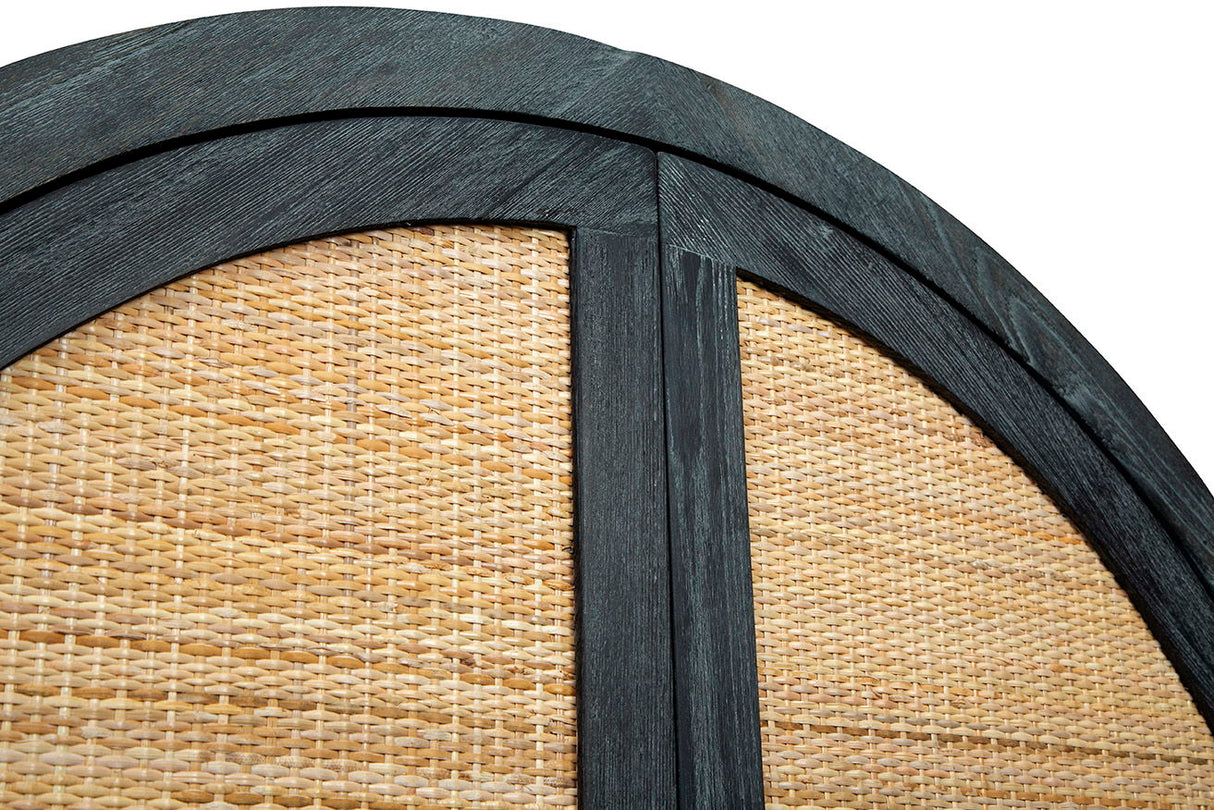 Eloise - Cabinet - Black / Light Brown