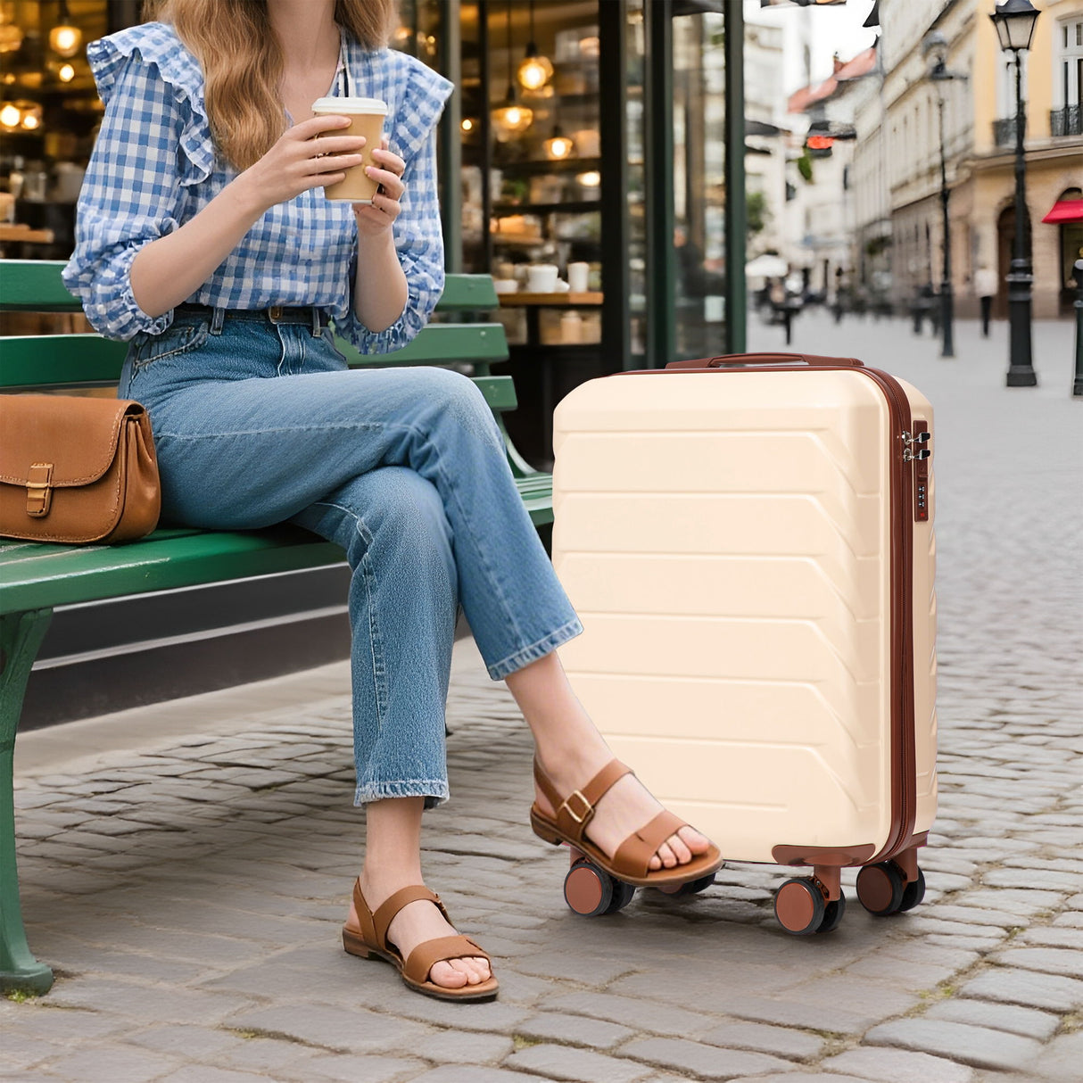 Spinner Luggage Set & Combination Lock