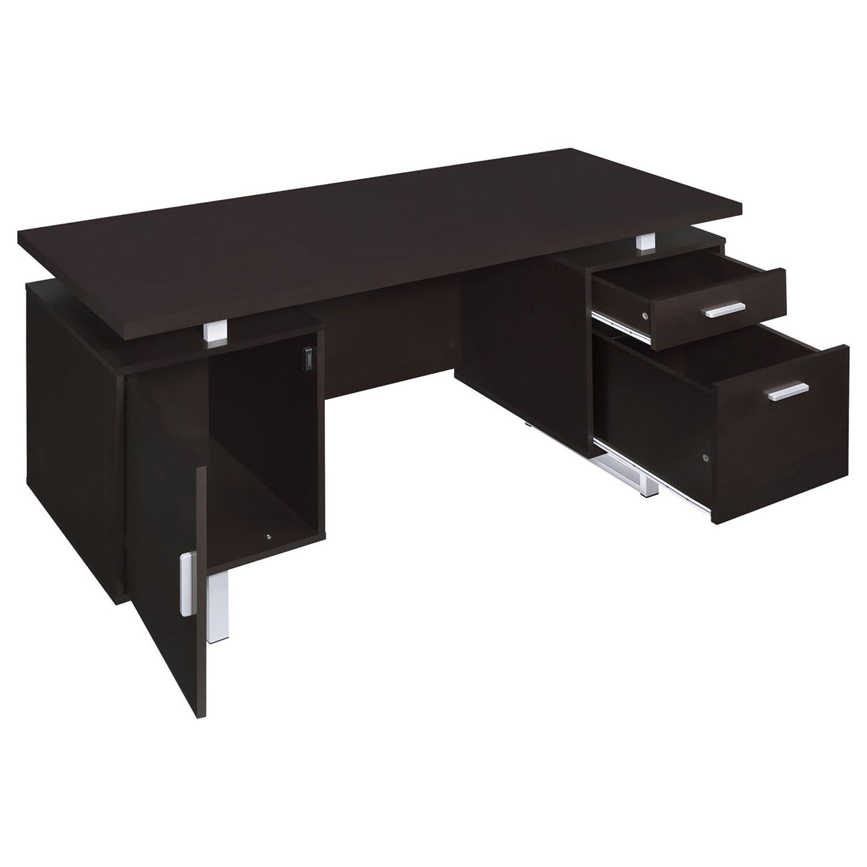 2 Drawer Floating Top Office Desk