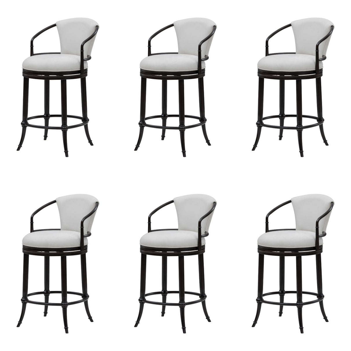 Otis - Upholstered Swivel Counter Height Barstool