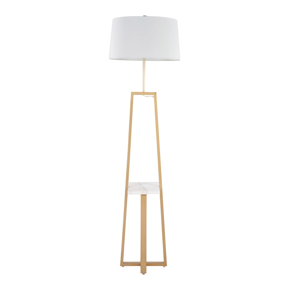 Cosmo - Shelf Contemporary / Glam Floor Lamp