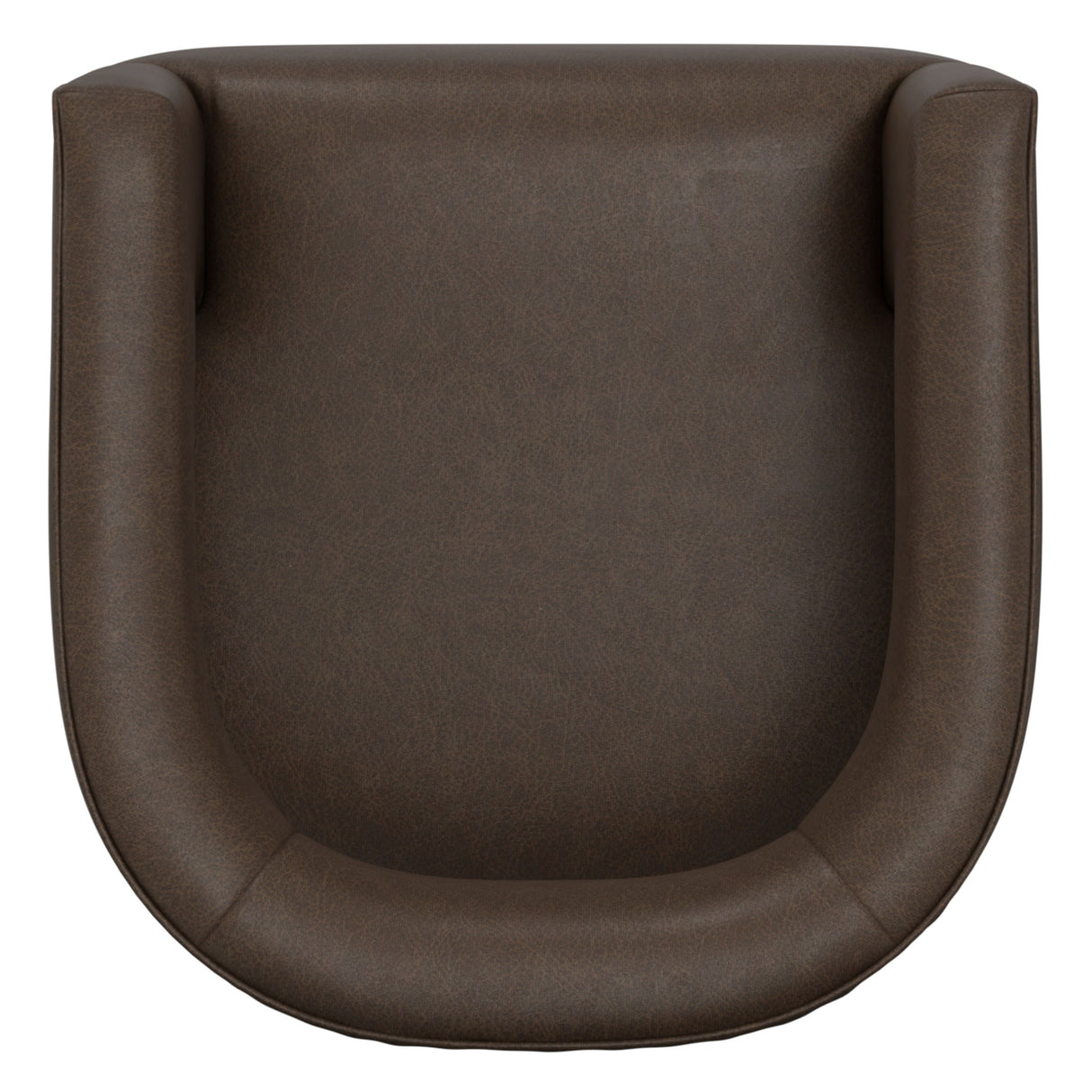 Swivel Accent Chair With Geometric Backrest