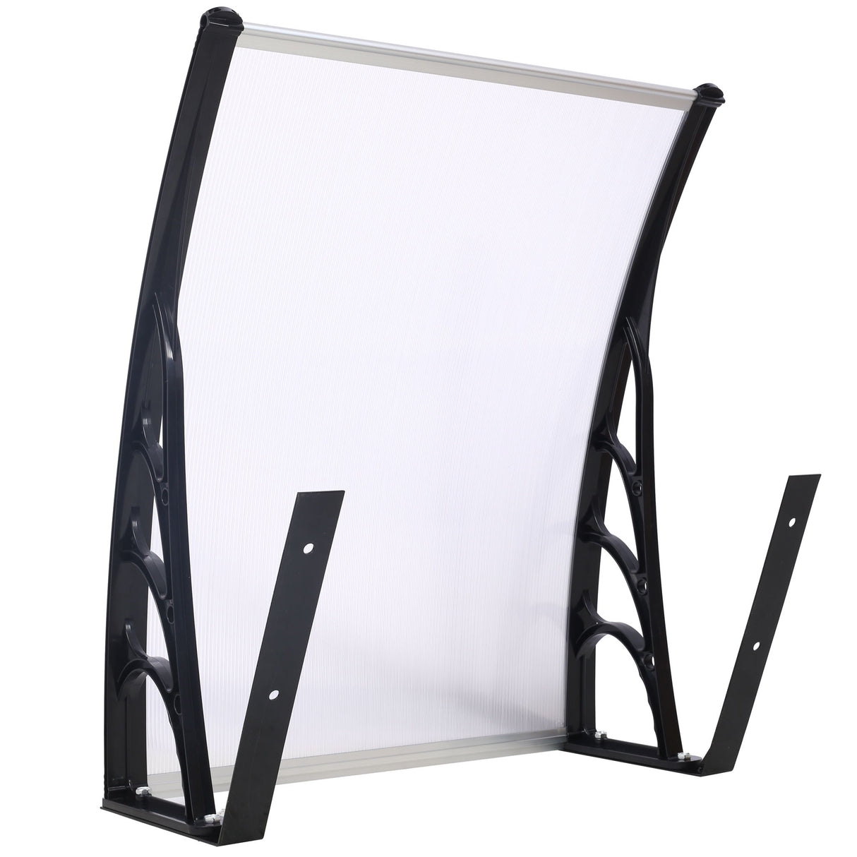 Weather Resistant Polycarbonate Canopy Outdoor Shade Cover For Robotic Lawn Mowers - Black