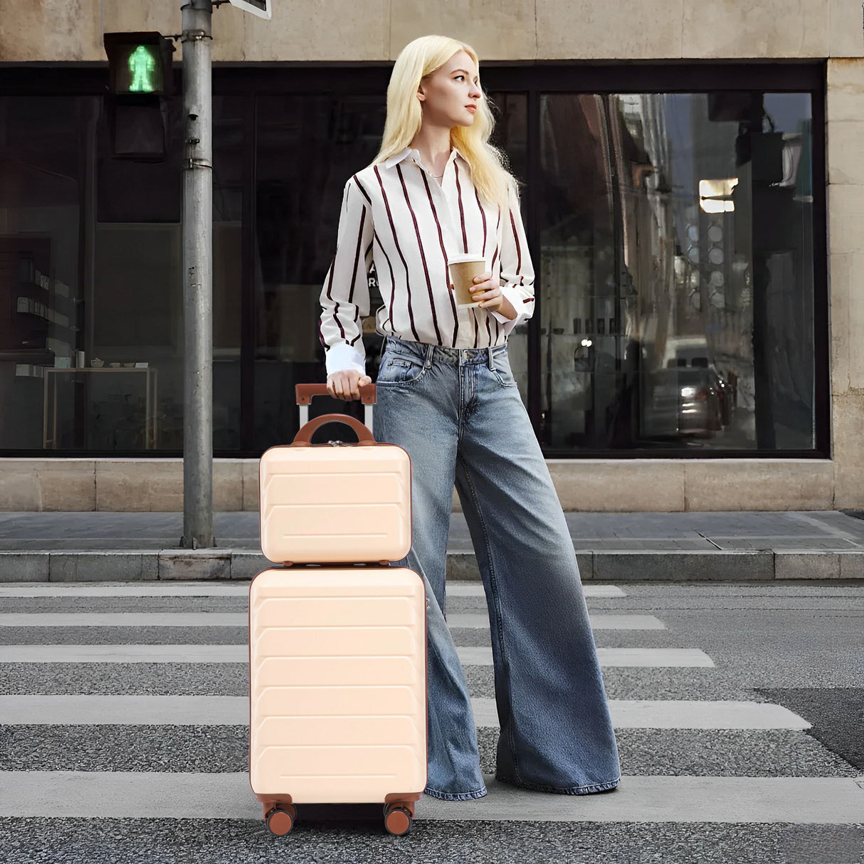Spinner Luggage Set & Combination Lock