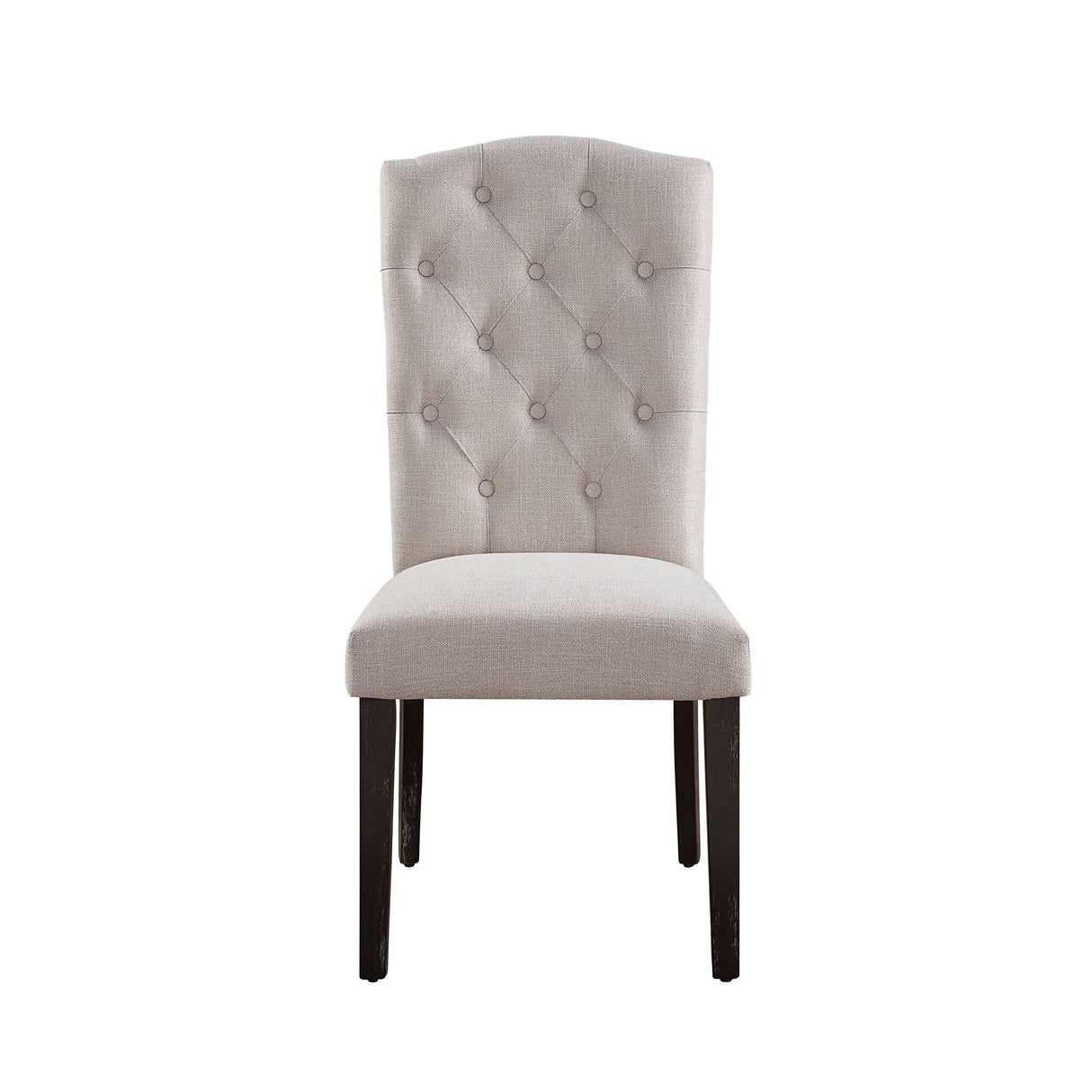 Gerardo - Linen Weathered Dining Chair (Set of 2) - Beige - Chair Sets - Alpine Outlets