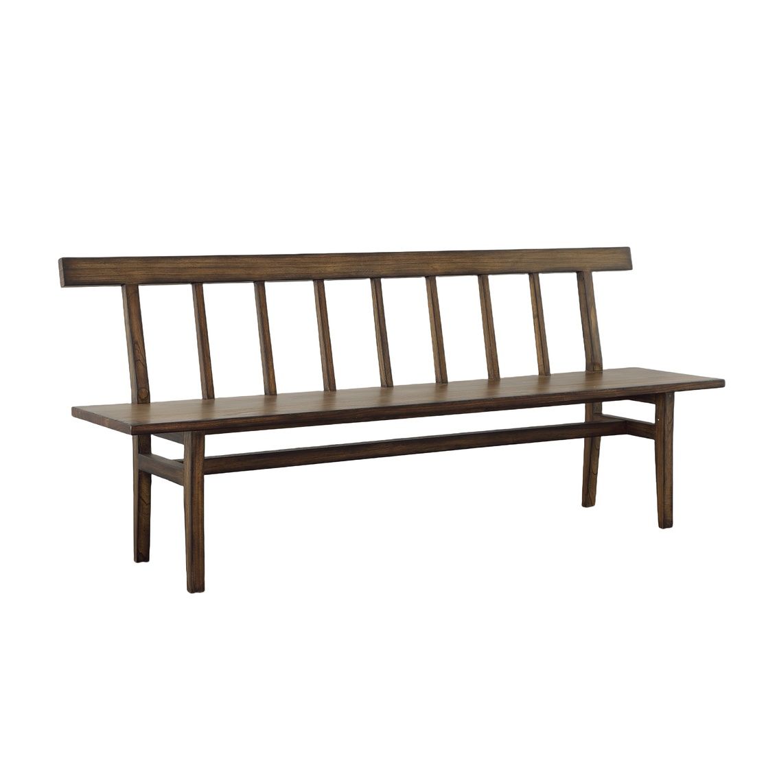Lafayette - Bench - Dark Brown