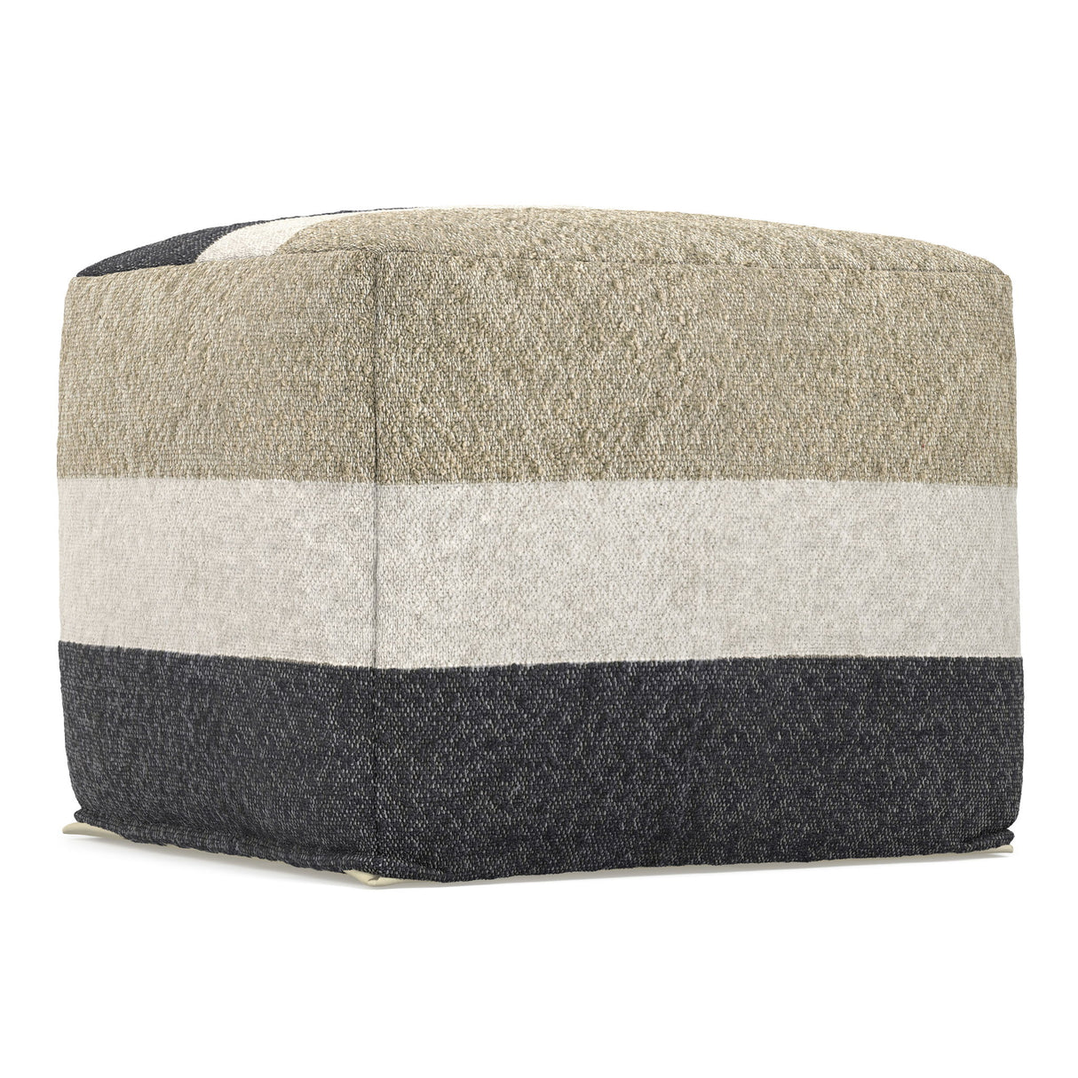 Claudette - Square Pouf - Multi