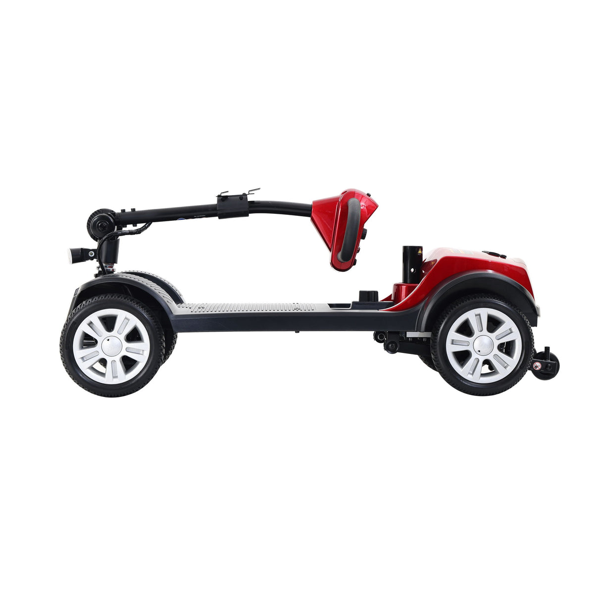 Max Sport - 4 Wheels Outdoor Compact Mobility Scooter With 2 Pieces X 12Ah Lead Acid Battery - Red