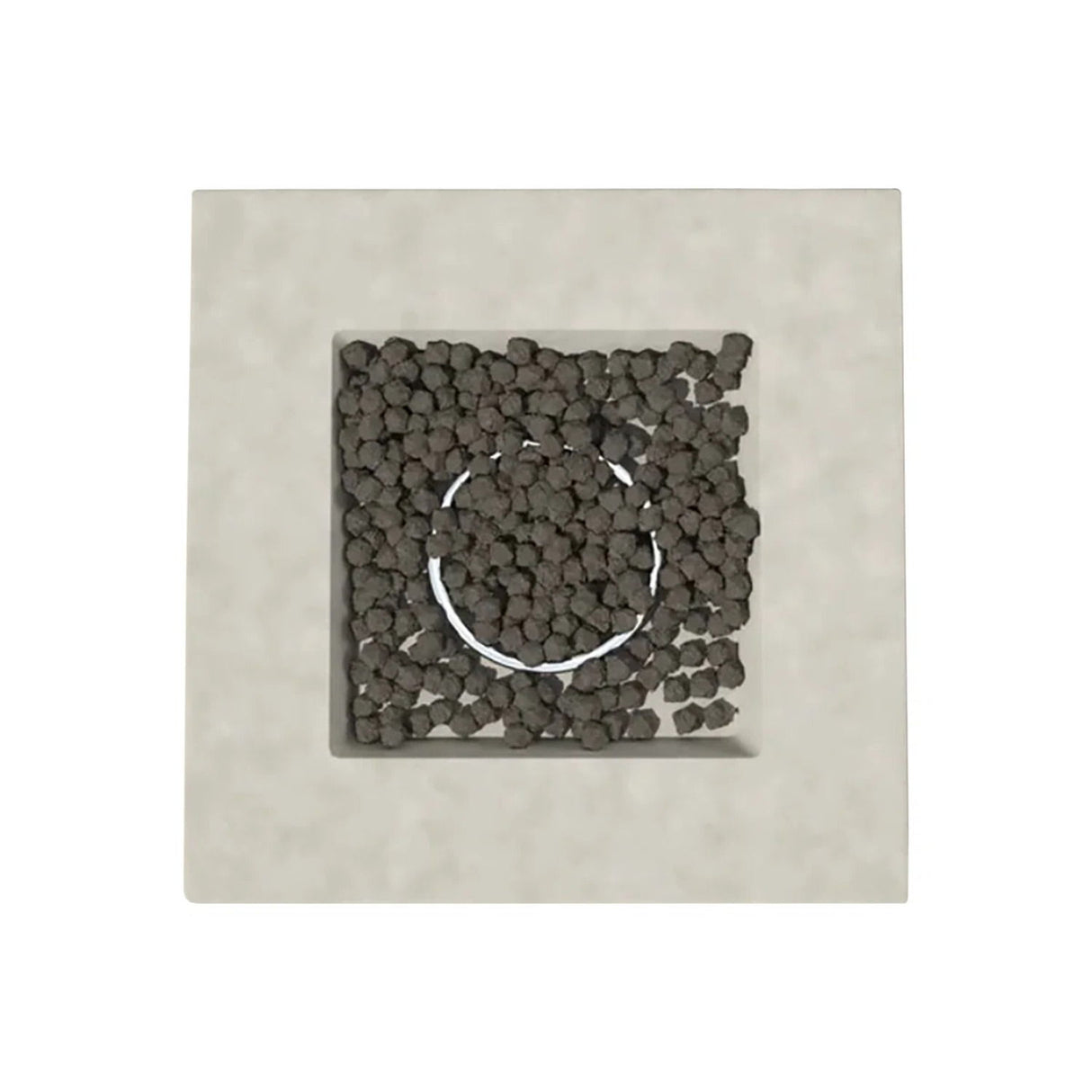 Outdoor Reinforced Fire Pit Table - Natural / Gray