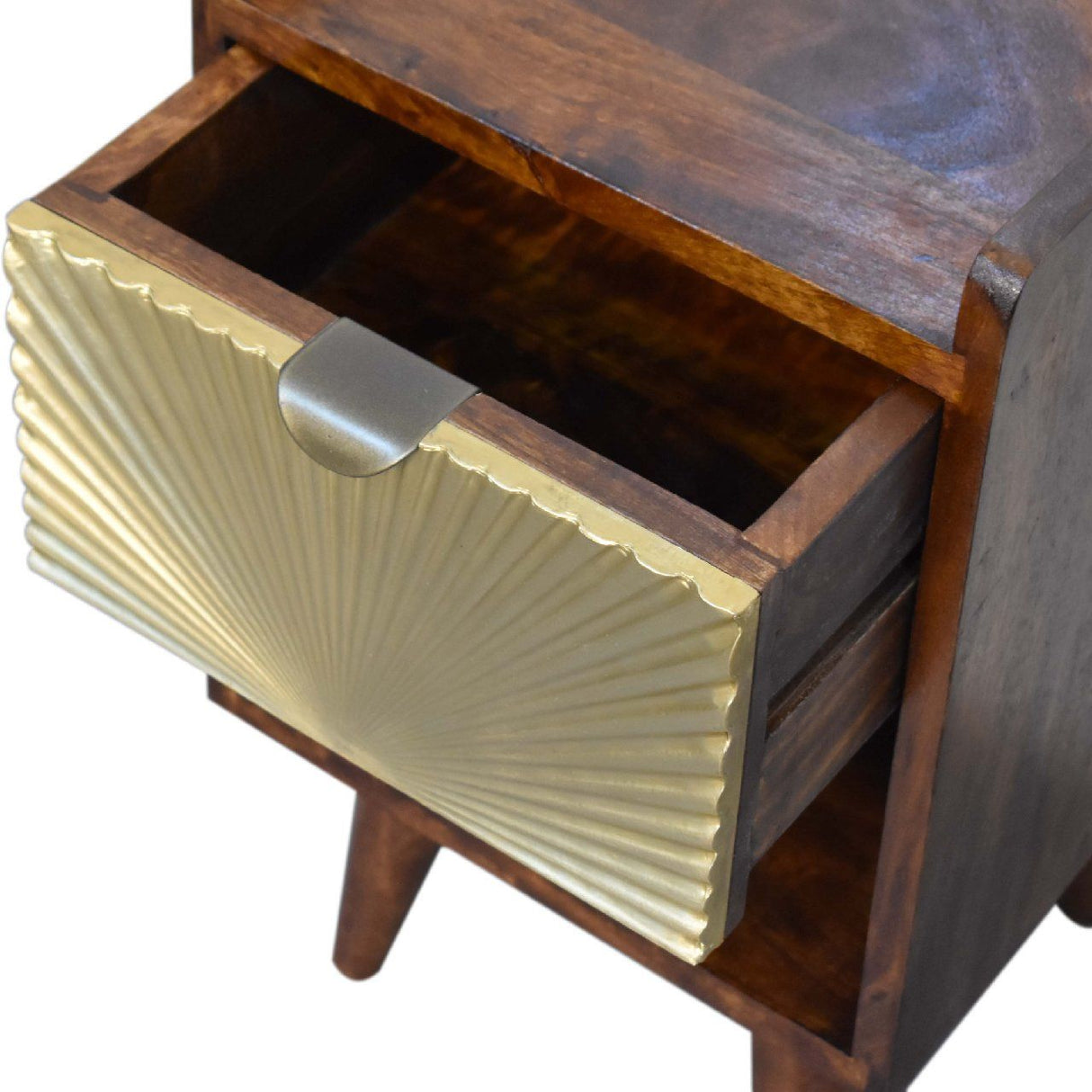 Manila - Mini 1 Drawer Nightstand - Chestnut