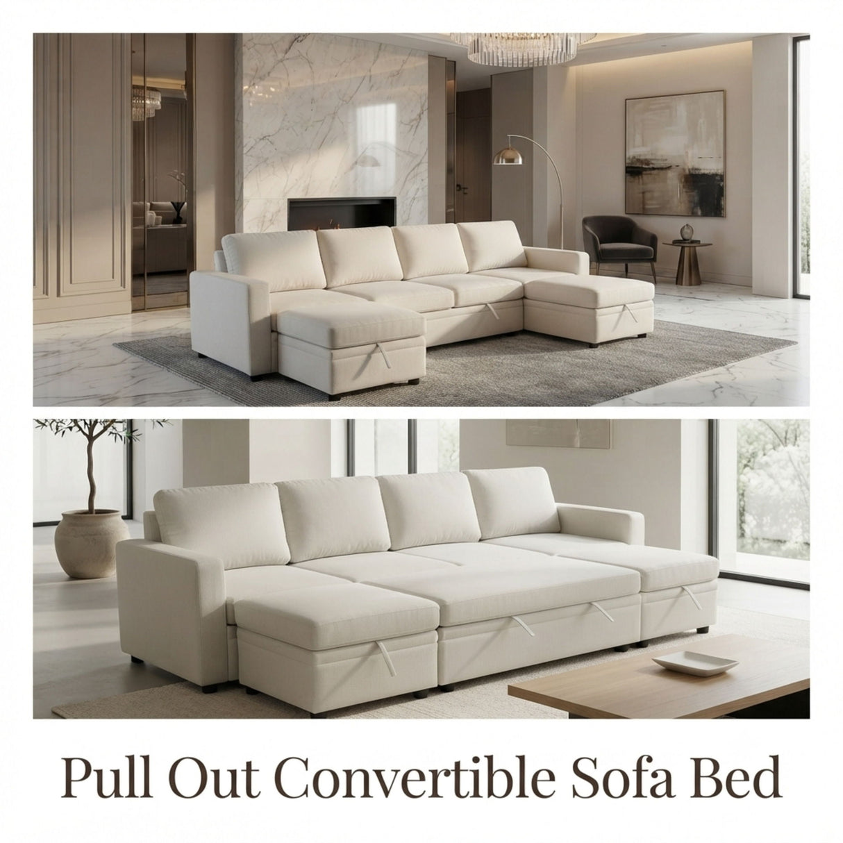 Square Ottoman For Living Room
