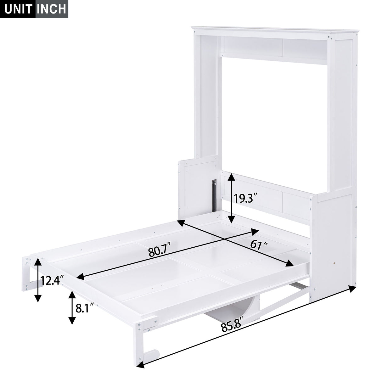 Murphy Bed With Shelf