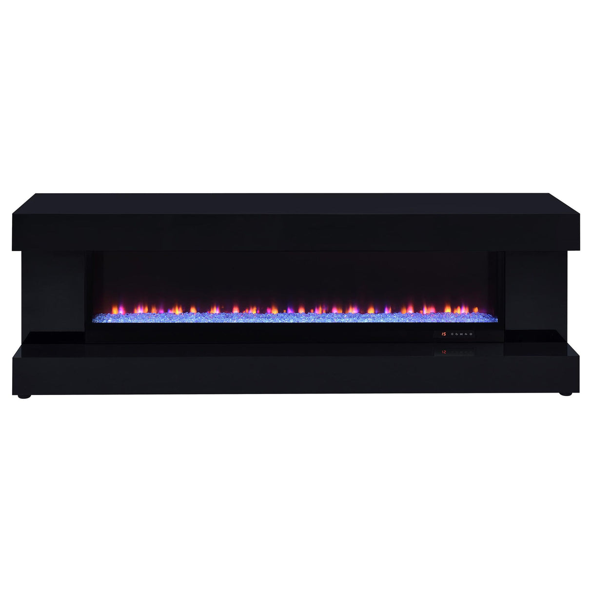 TV Stand Fireplace Console With Bluetooth Speaker