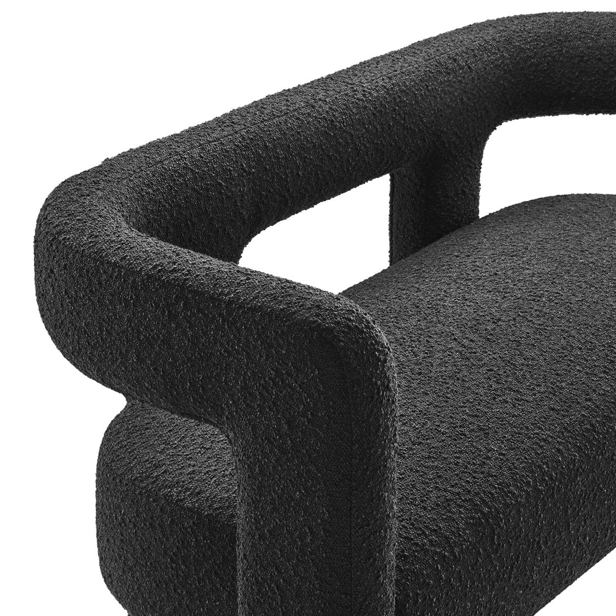 50 - Inch Kayla Boucle Upholstered Loveseat - Loveseats available at Alpine Outlets in Denver