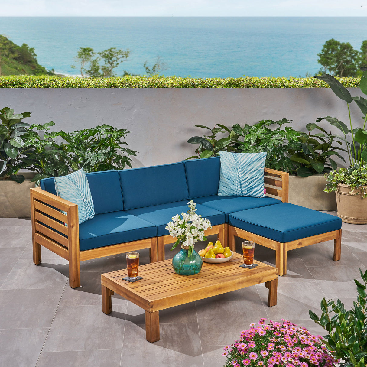 Cambridge - L Shape Sofa Set