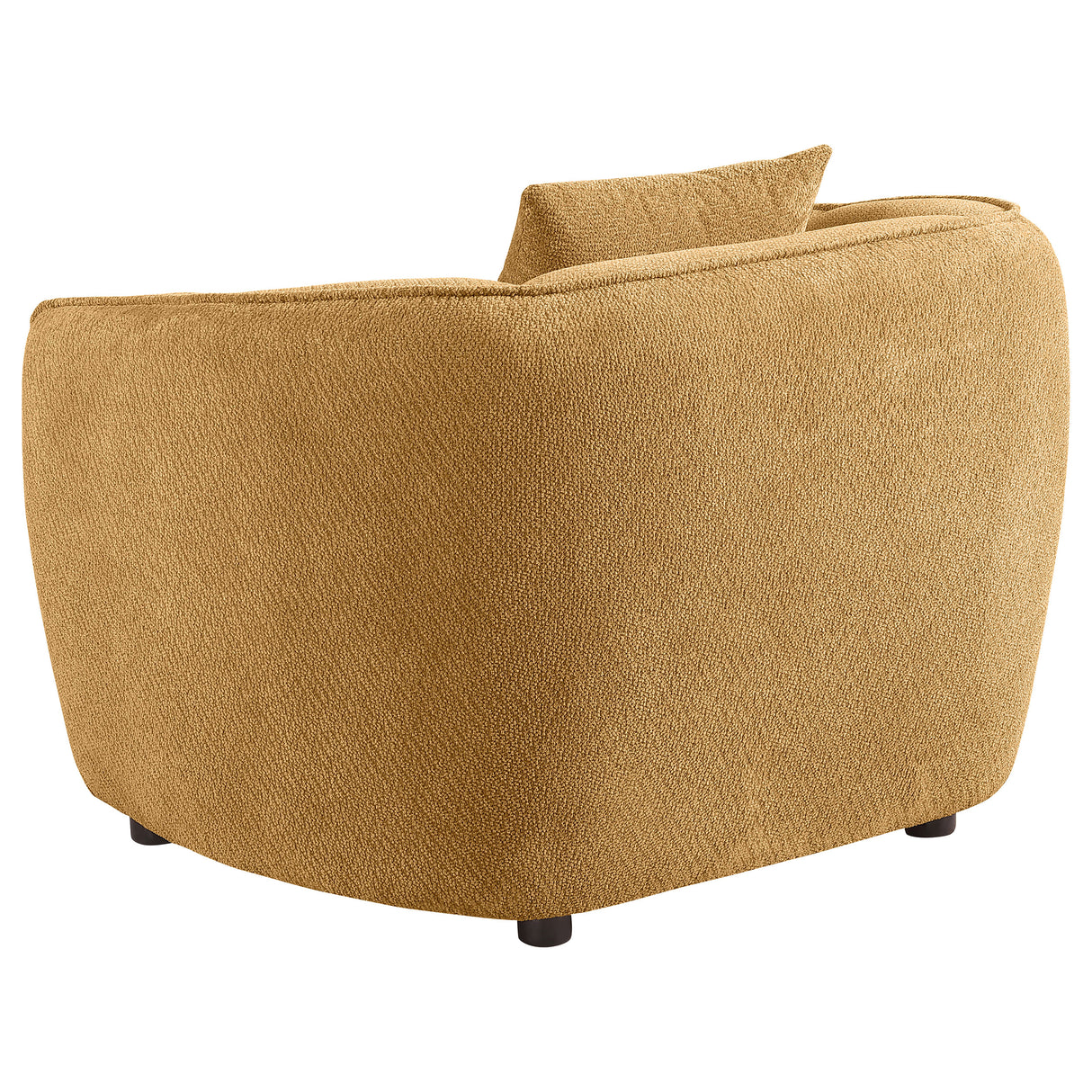 Aleisha Chenille Upholstered Accent Chair Mustard Yellow