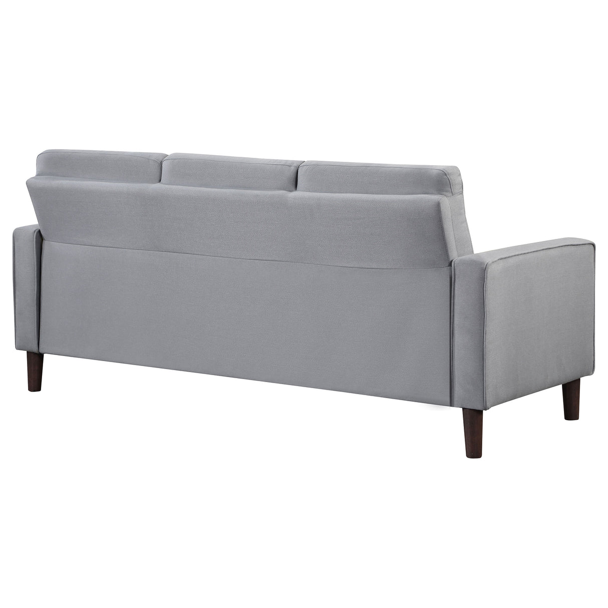 Bowen Upholstered Track Arm Tufted Sofa - Grey