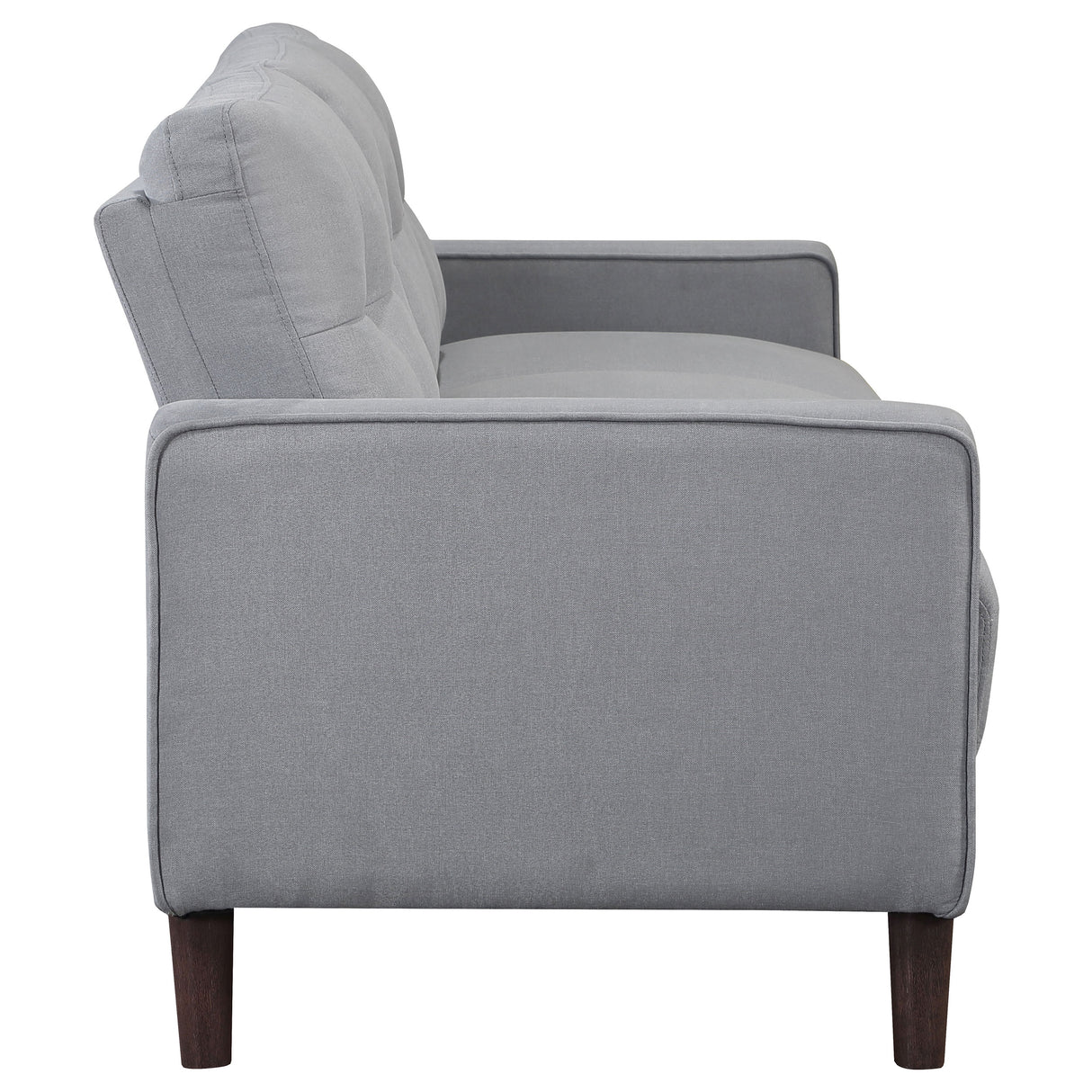 Bowen Upholstered Track Arm Tufted Sofa - Grey