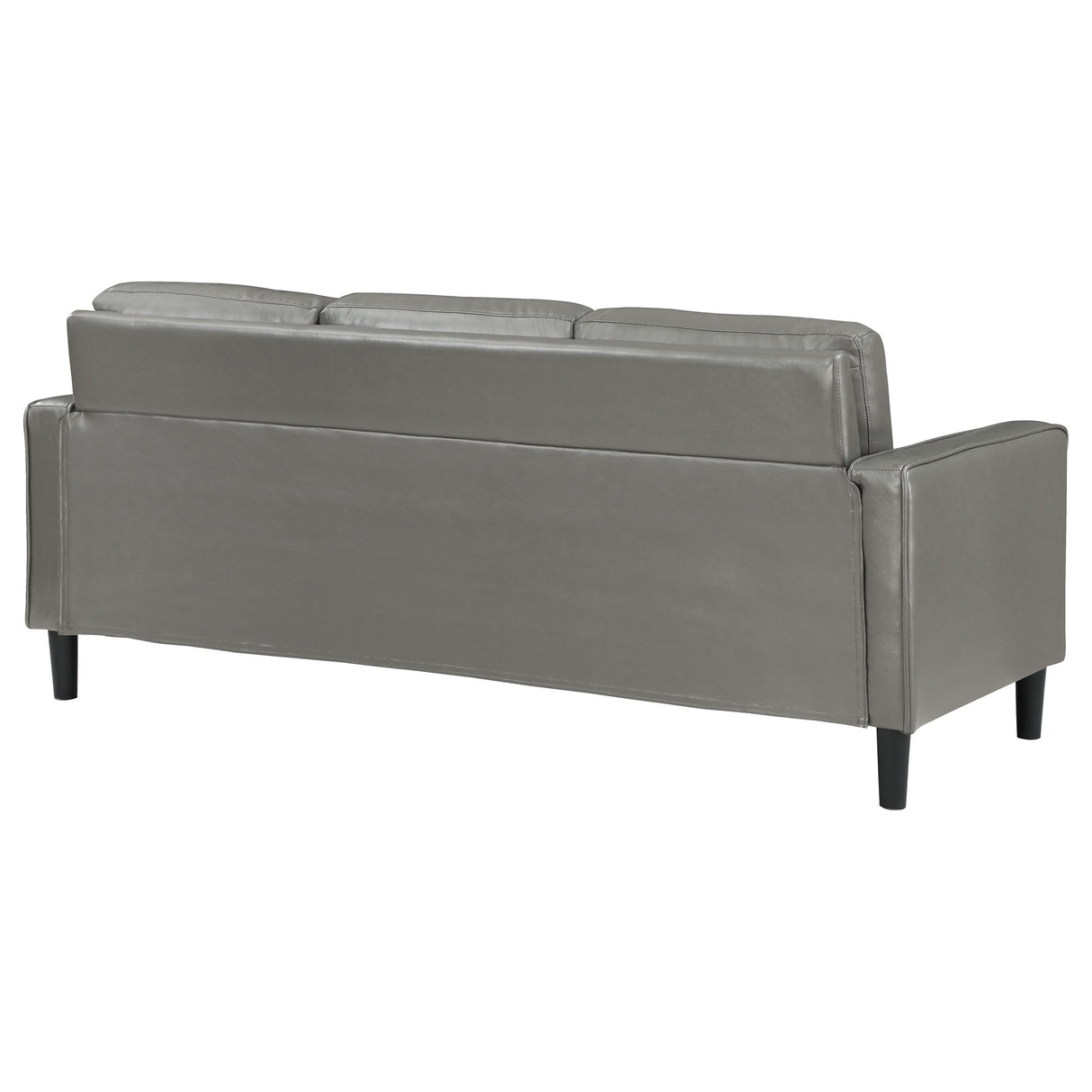 Ruth Upholstered Track Arm Sofa in Grey