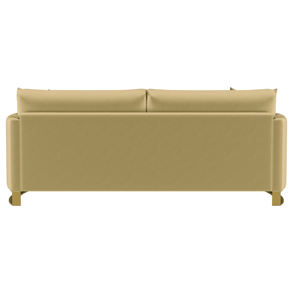 Corliss Upholstered Curved Track Arm Sofa in Camel