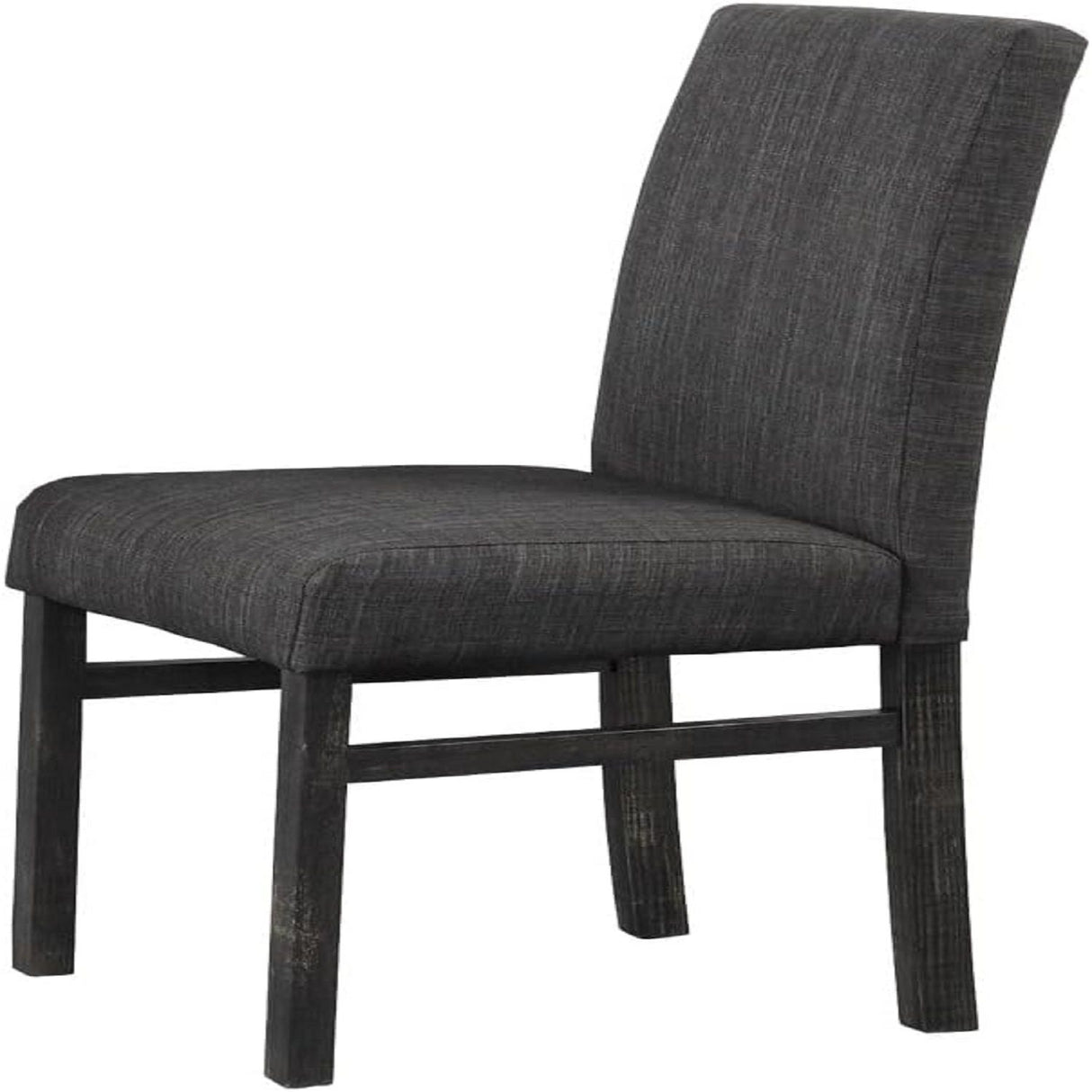 5 Piece Transitional Dining Set With Table And Upholstered Chairs