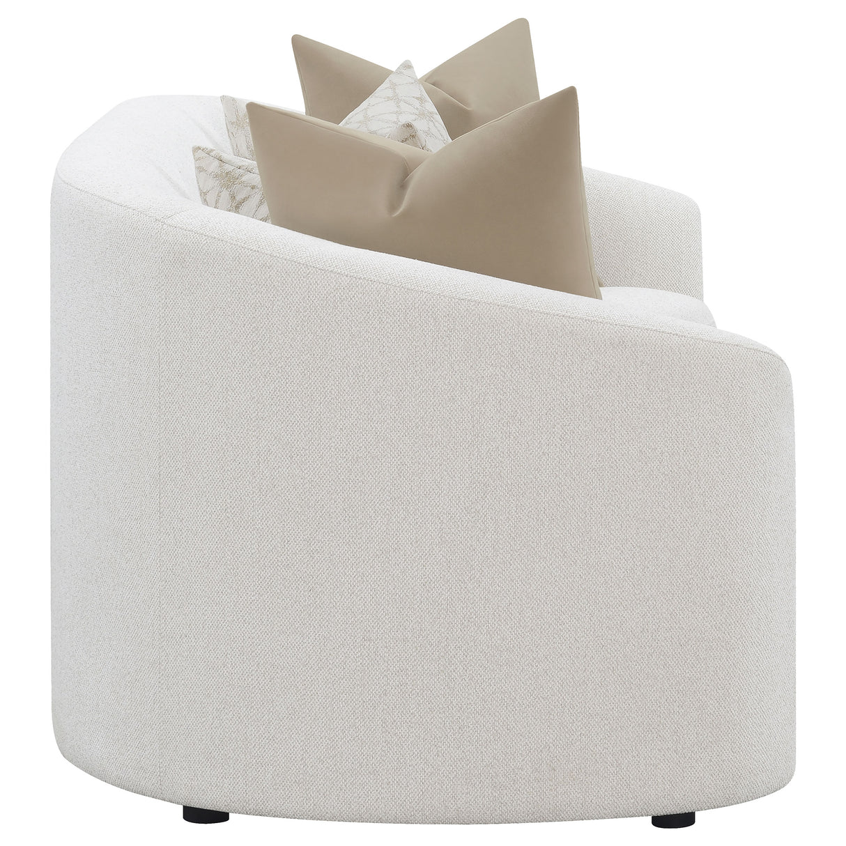 Rainn 2-Piece Boucle Upholstered Sofa Set Latte